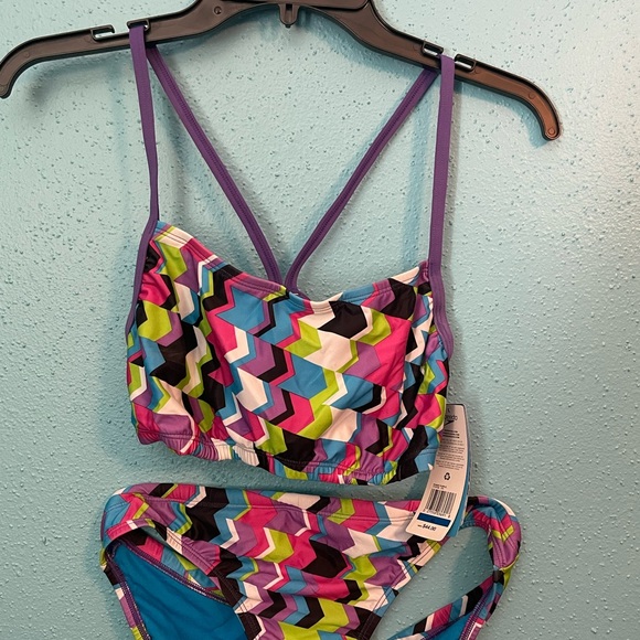 Speedo Geo Playtime 2 PC Electric Purple NEW with tags - Picture 1 of 4